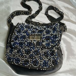 Vintage beaded hippie purse